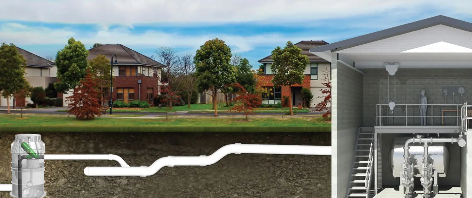 Typical Vacuum Sewerage System Layout Vacuum Sewerage System Layout and Description